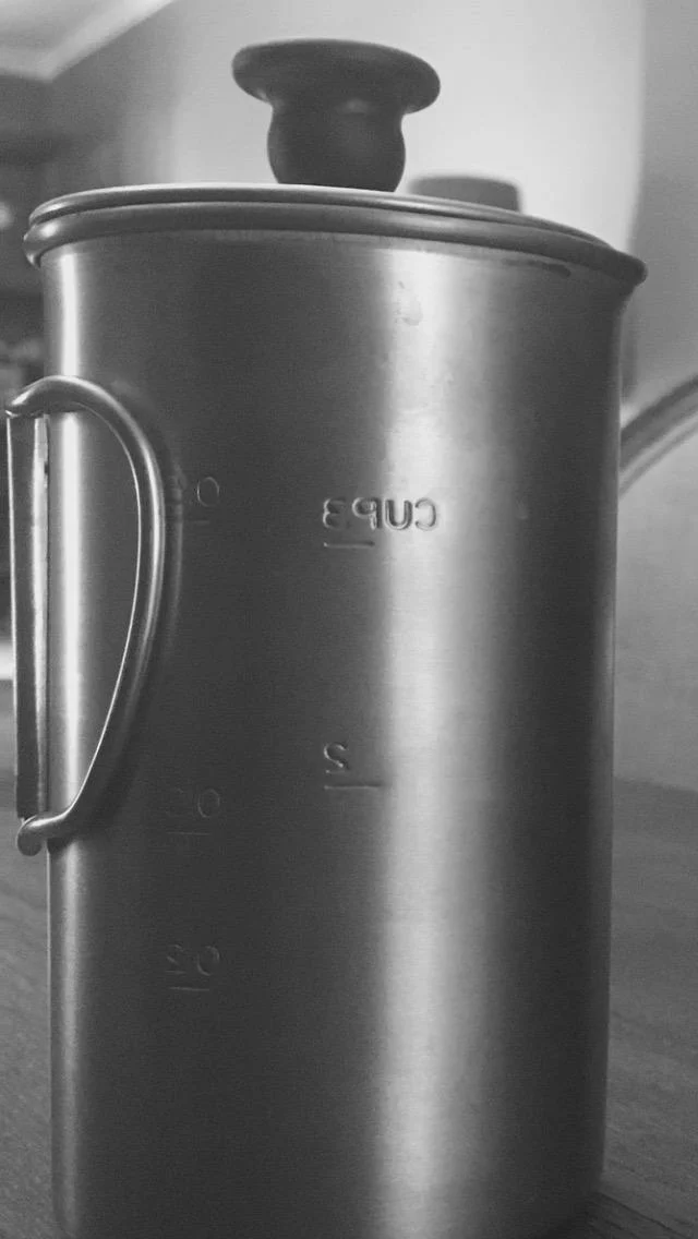 Lightweight Titanium Coffee Press for Camping photo review
