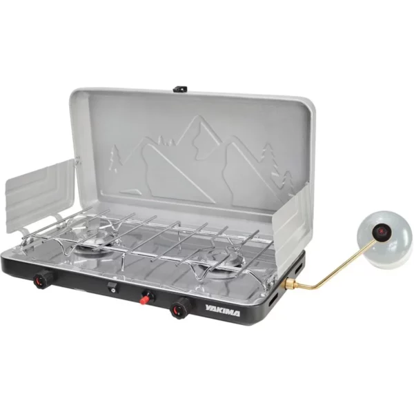 2-Burner Portable Stove for Outdoor Cooking