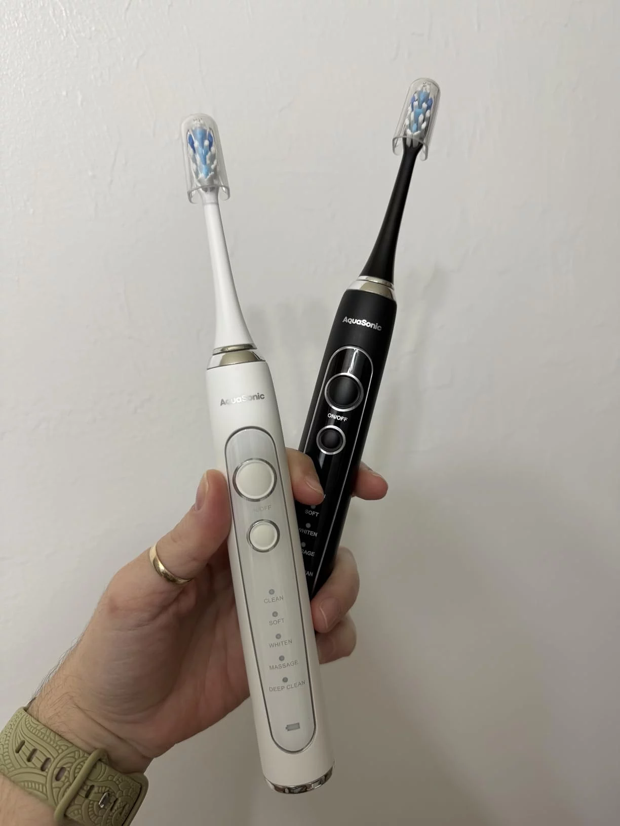 Elite DUO Pack 2-Piece Electric Sonic Toothbrush Set - Rechargeable, High-Vibration Technology, Multiple Modes & Built-in Timer - Value Pack for Couples/Family photo review