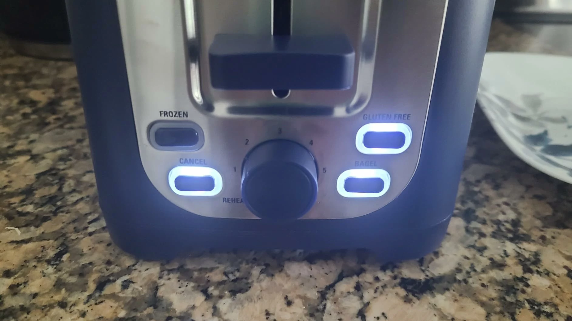 Click to view full screen 2-Slice Cool Touch Toaster – White & Stainless Steel Design with Adjustable Browning photo review