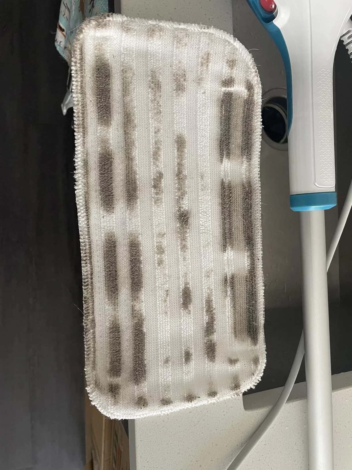 High-Power Steam Mop for Hard Floors - Lightweight, Fast Heating & Chemical-Free Sanitization - Versatile Floor Cleaner photo review