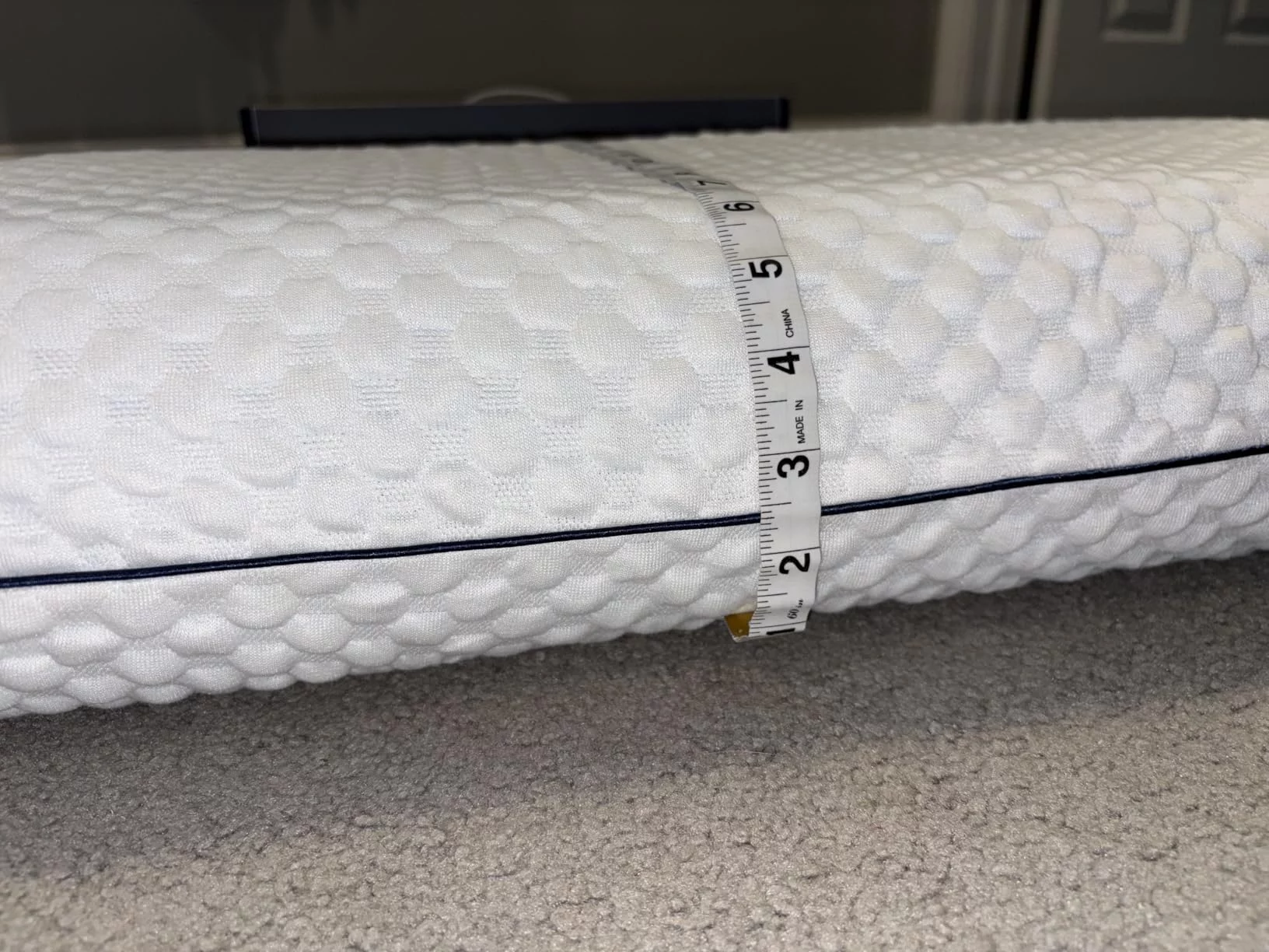 Gel-Infused Memory Foam Bed Pillow for Side & Back Sleepers - Cooling, Hypoallergenic Support for Neck and Shoulder Pain Relief photo review