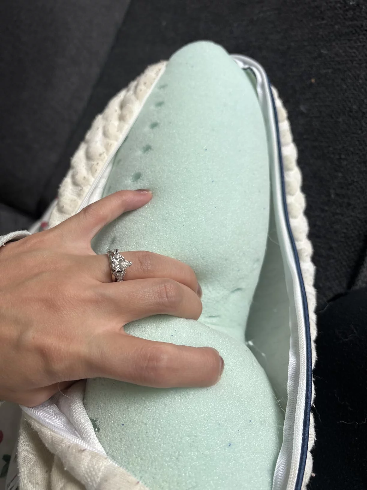 Gel-Infused Memory Foam Bed Pillow for Side & Back Sleepers - Cooling, Hypoallergenic Support for Neck and Shoulder Pain Relief photo review