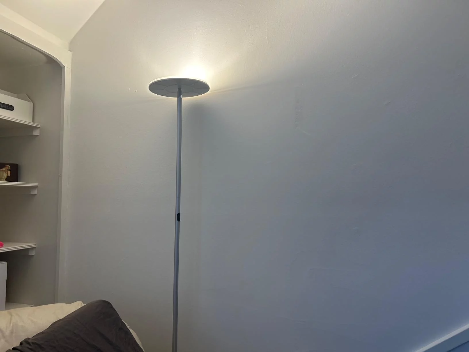 Sky 63 Super Bright LED Torchiere Modern Floor Lamp - Adjustable Head for Directional Lighting - Energy Saving, Tall Design for Whole Room Illumination & Reading photo review