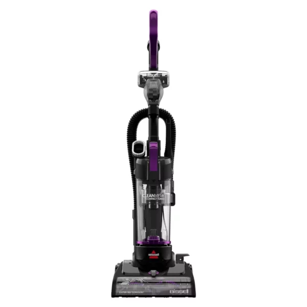 Compact Upright Vacuum – Turbo Brush Tool, Strong Suction & Bagless Design for Multi-Surface Cleaning