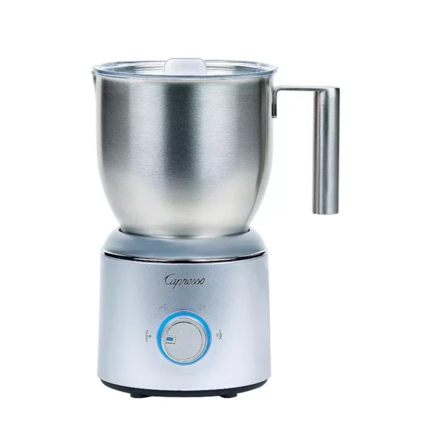 Froth Select Electric Milk Frother - Automatic Hot and Cold Froth Maker - Ideal for Cappuccinos, Lattes, and Hot Chocolate - Large Capacity & Easy Clean