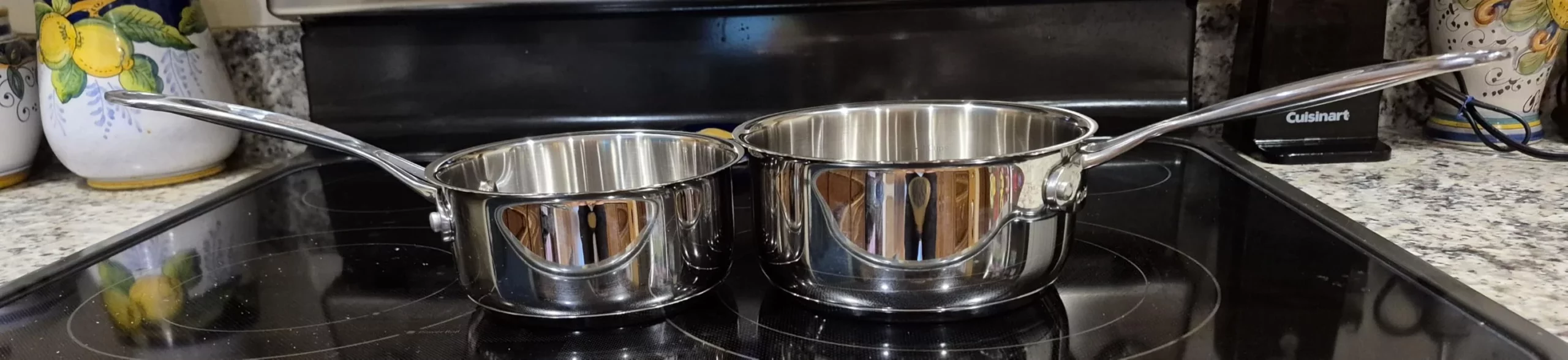 Chef's Classic Style 4-Quart Stainless Steel Saucepan with Lid - Mirror Finish, Encapsulated Base for Even Heating & Stay-Cool Handle - Versatile Kitchen Cookware photo review