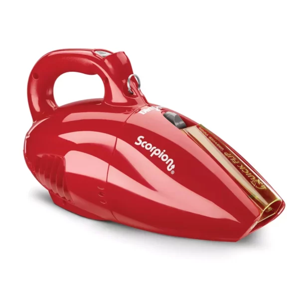 Compact Handheld Vacuum – Quick-Flip Crevice Tool for Tight Spaces & Powerful Spot Cleaning (Scorpion model)