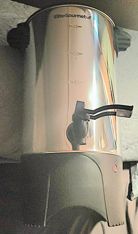 Professional 40-Cup Stainless Steel Coffee Urn & Dispenser - Fast Brewing, Keep Warm Function for Office, Catering & Events photo review