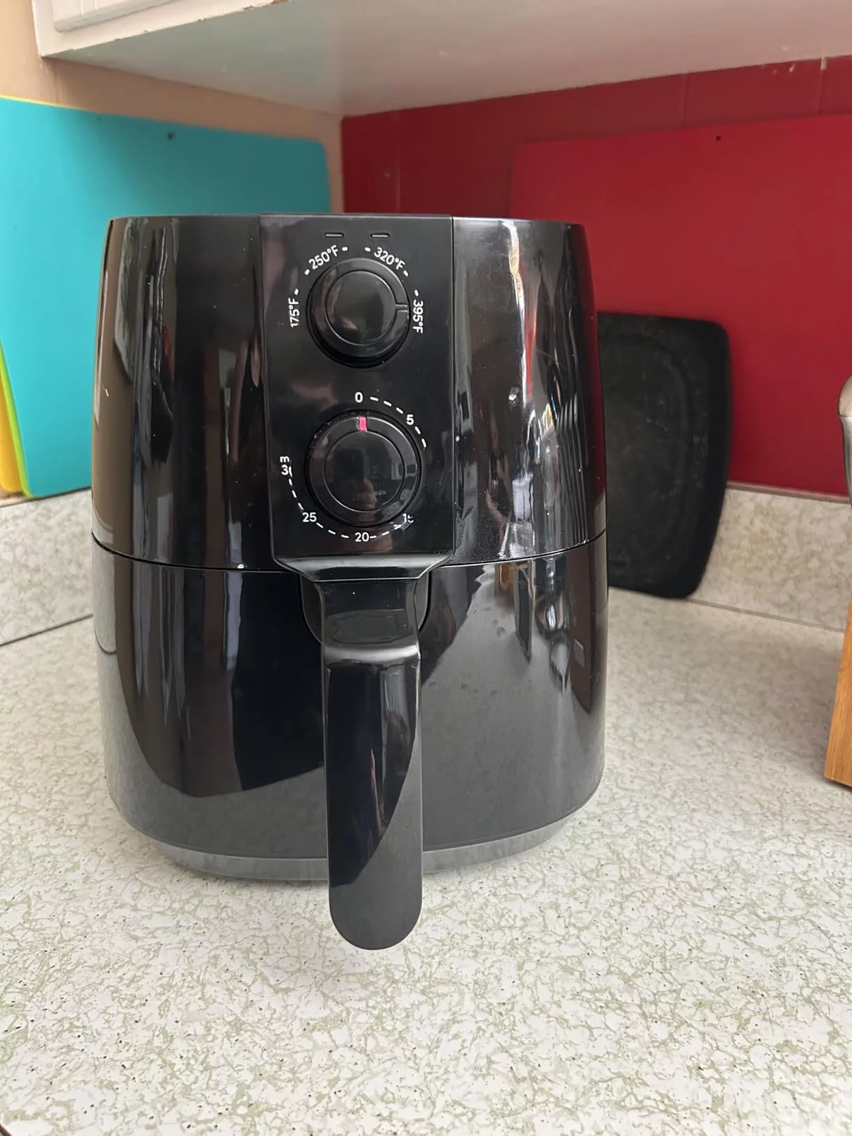 4-Quart Adjustable Time/Temperature Air Fryer - Healthy, Oil-Free Cooking with Digital Controls - Compact Design, Easy-Clean Basket & Auto Shutoff for Home Use photo review