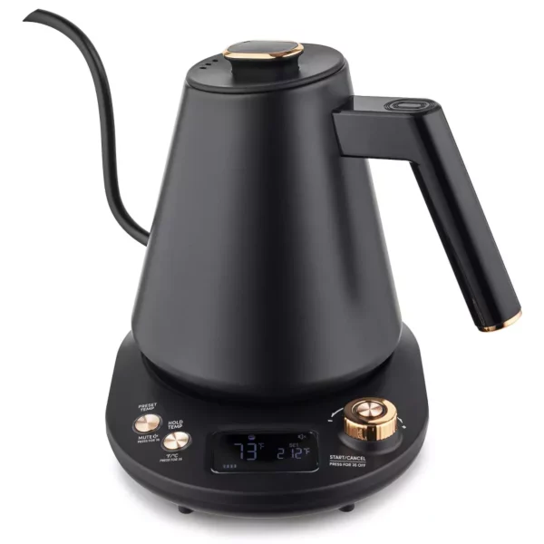 Digital Stainless Steel Gooseneck Kettle – Precision Pour Over Coffee & Tea Brewer