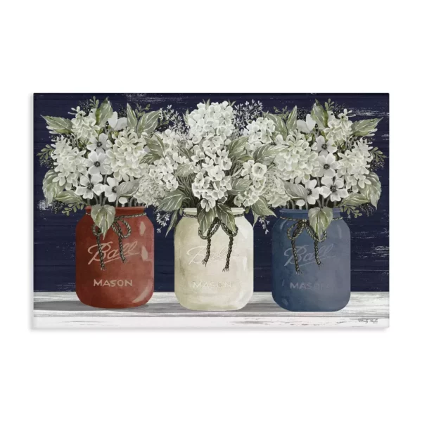 Floral Canvas Wall Art – Americana-Style Printed Home Décor