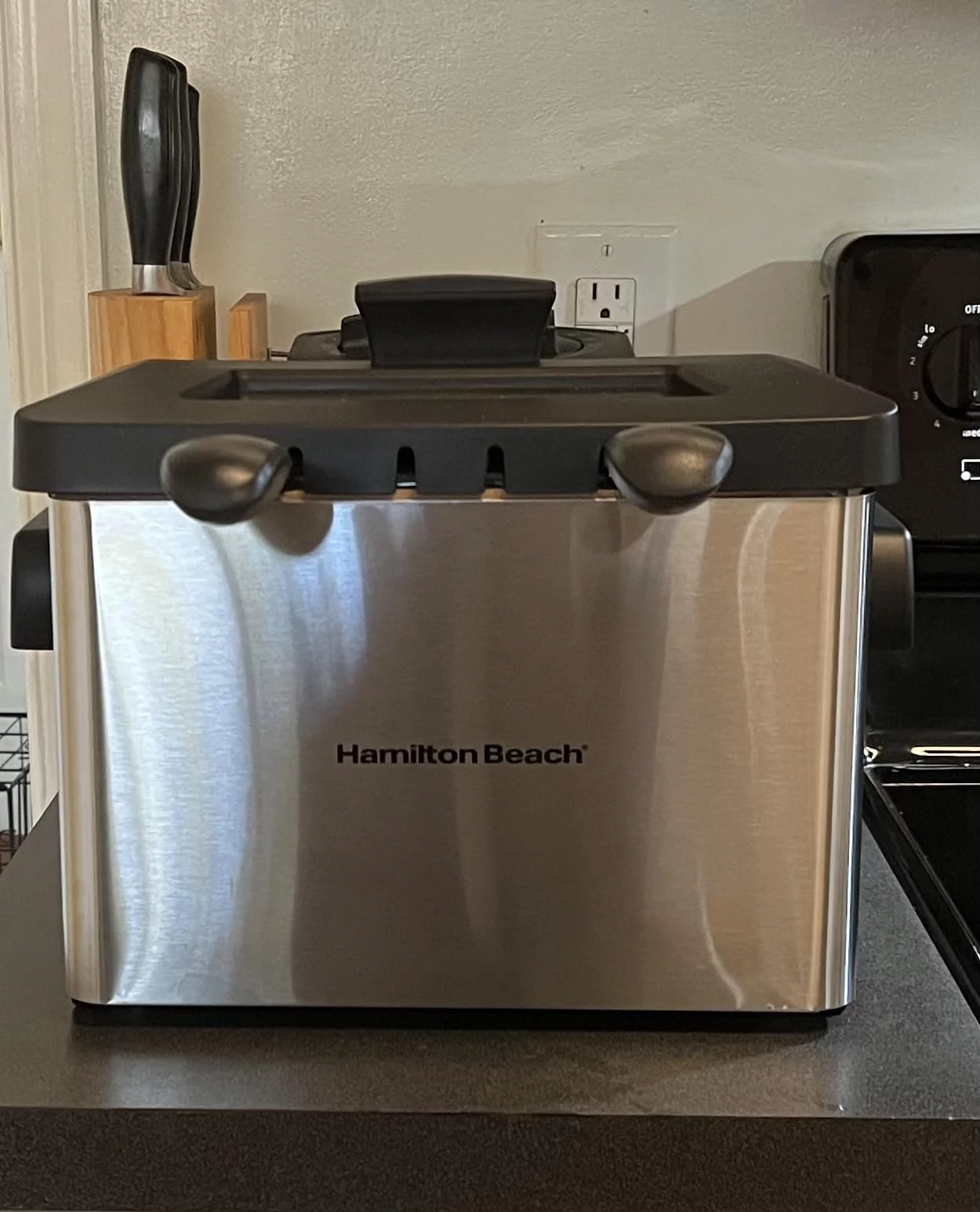 Large Capacity Triple-Basket Electric Deep Fryer - Versatile System for Simultaneous Frying - Includes One Large and Two Small Frying Baskets - Ideal for Family Meals & Entertaining photo review