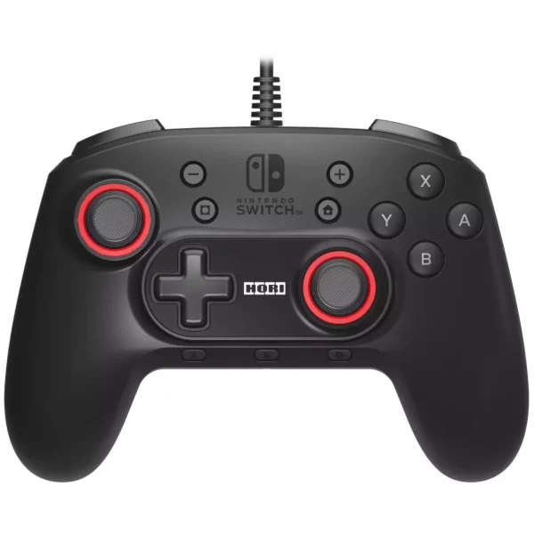 Wired Game Controller for Nintendo Switch – Horipad+ Design, Full-Size Buttons & Turbo Function