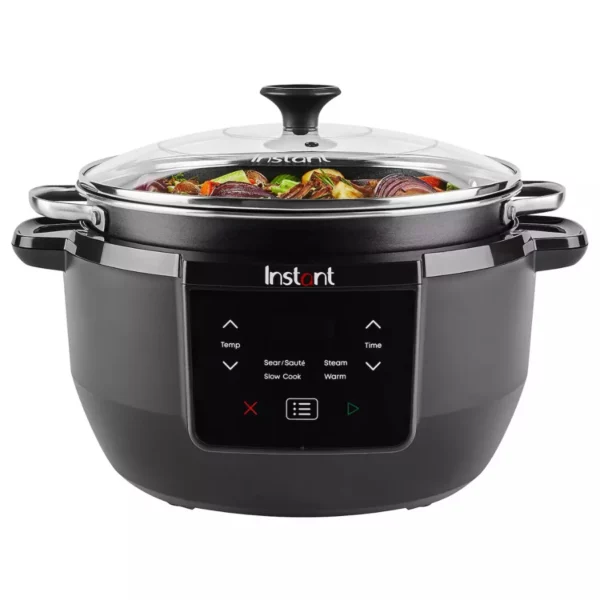 Multifunctional Slow Cooker – Programmable Electric Cooker with Bonus Accessories