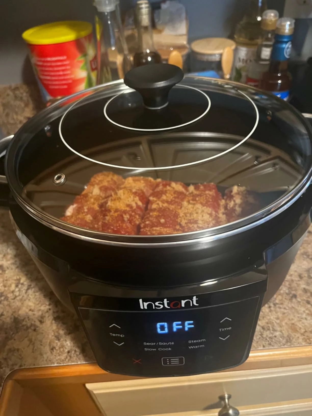 Click to view full screen Multifunctional Slow Cooker – Programmable Electric Cooker with Bonus Accessories photo review