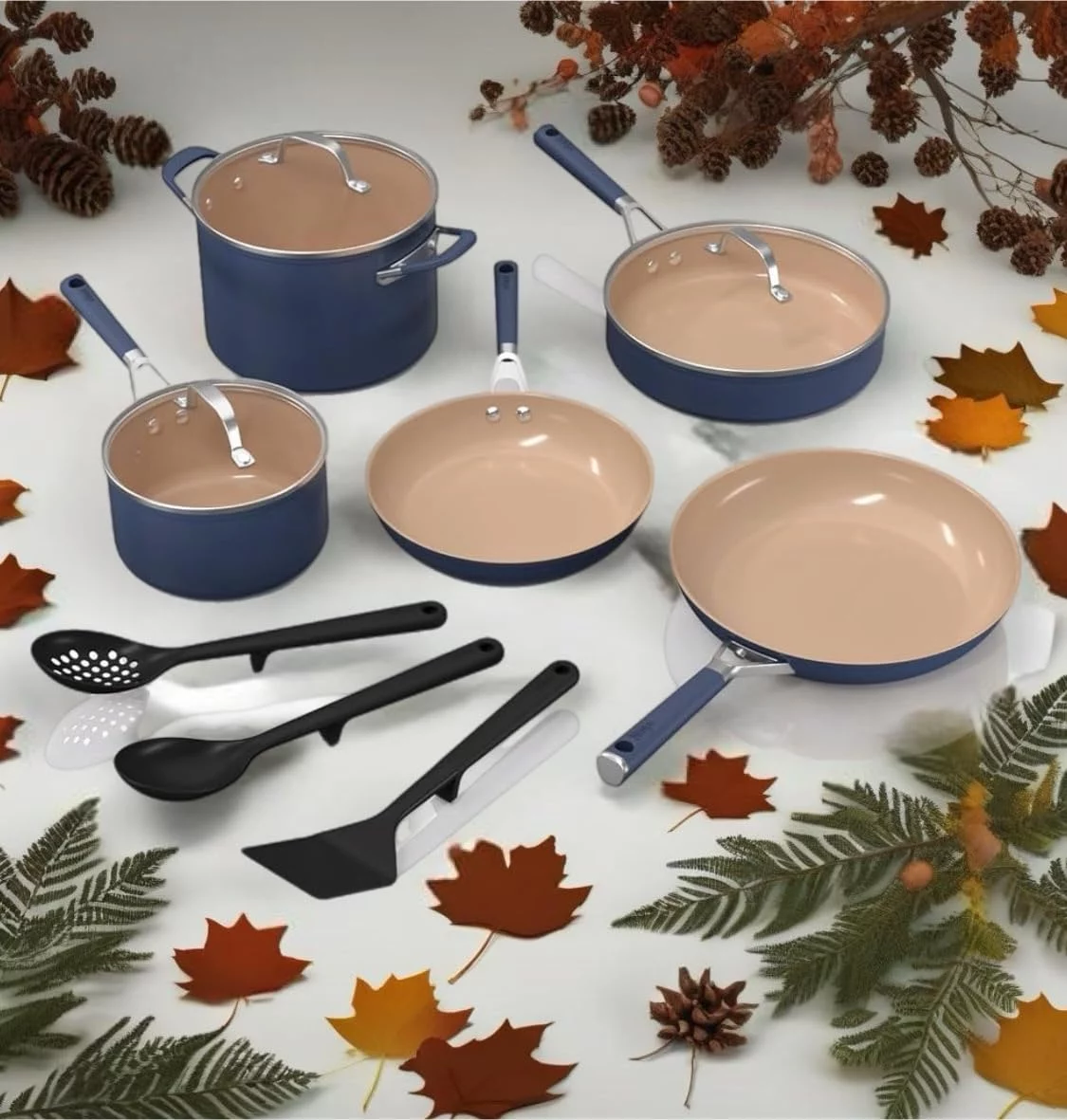 Extended Life 10.25 Inch Premium Ceramic Nonstick Fry Pan - PFOA-Free, Metal Utensil Safe & Long-Lasting Coating - Superior Searing and Easy Cleanup Skillet photo review