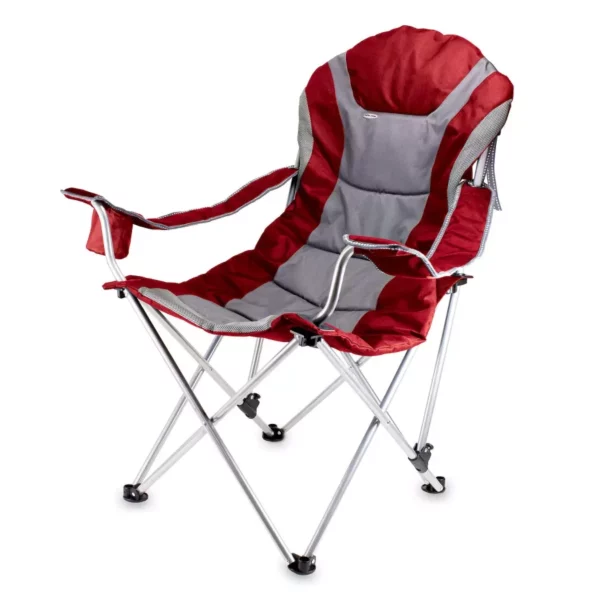 Reclining Camp Chair – Adjustable Backrest, Padded Seat & Foldable Design for Outdoor Comfort