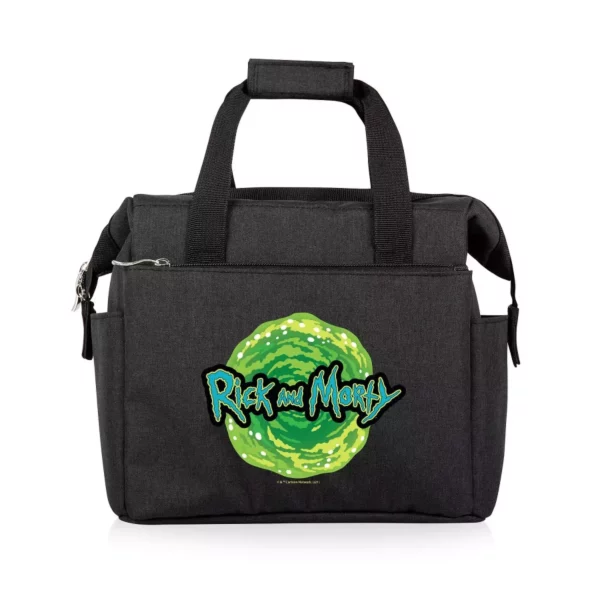 Portable Lunch Cooler – Compact Insulated Bag with Adjustable Strap & Zip Closure (Rick & Morty On-The-Go edition)