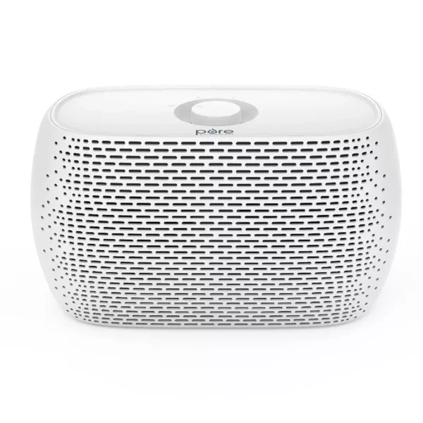 PureZone Breeze Style 2-in-1 Tabletop Air Purifier & Fan - True HEPA Filtration for Small Spaces - Compact, Quiet Operation & Dual Functionality for Home/Office