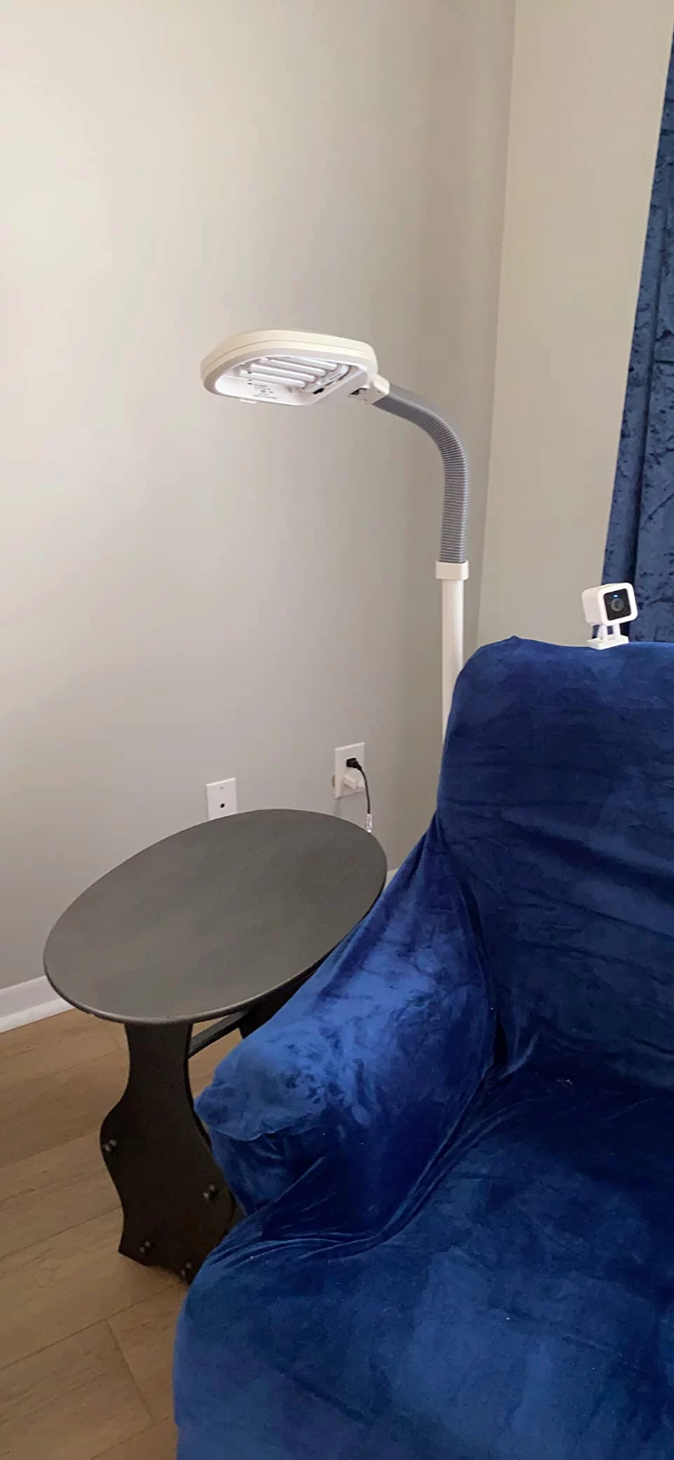 Sunlight Full Spectrum Floor Lamp (White Finish) - Provides Natural Daylight for Reading, Crafts & Office - Energy-Efficient LED, Flexible Neck & Stable Base photo review