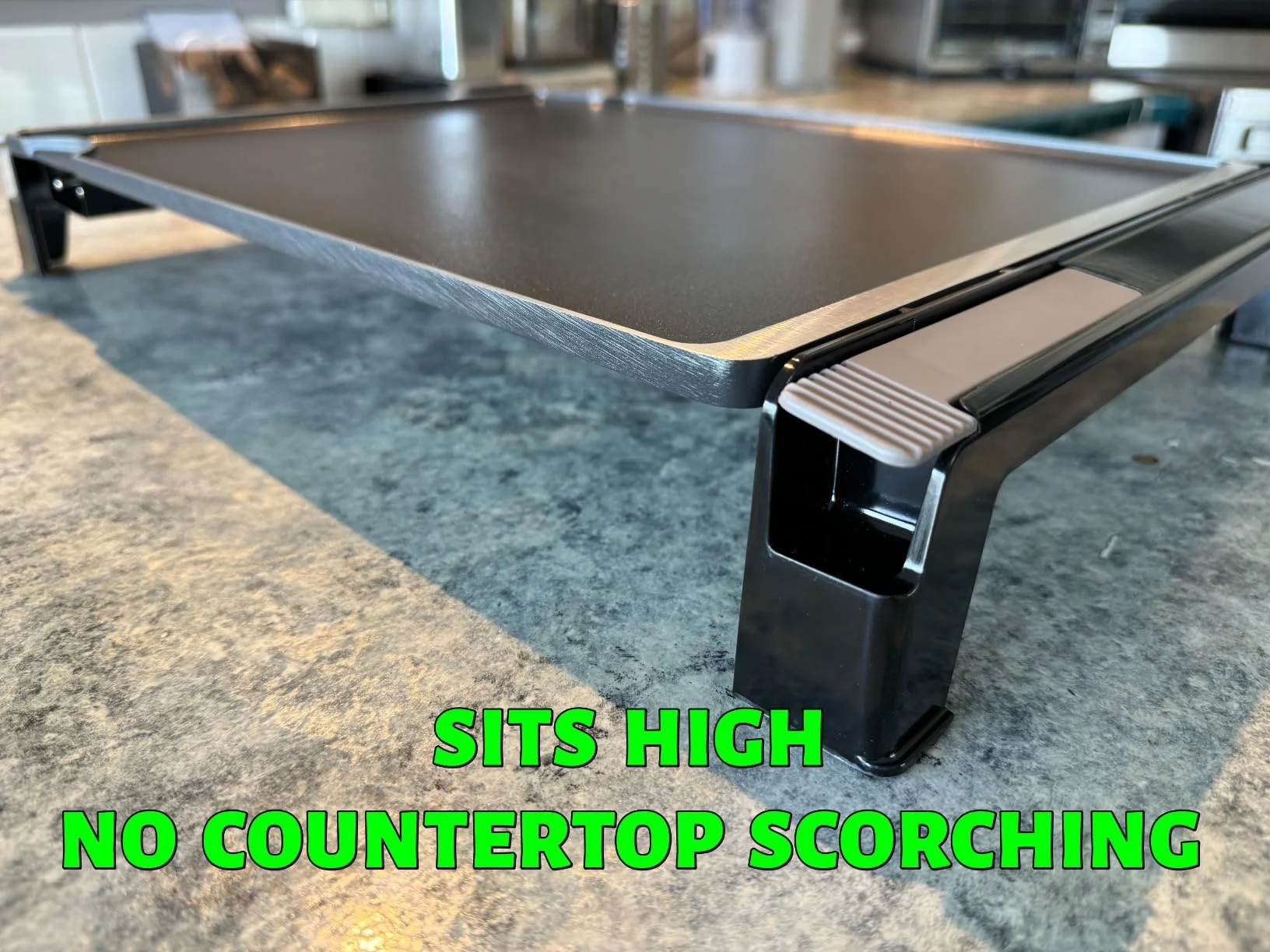 Extra-Large 19-Inch Electric Griddle with Tilt-N-Fold Storage - Nonstick Cooking Surface, Adjustable Temperature Control - Ideal for Pancakes & Family Meals photo review