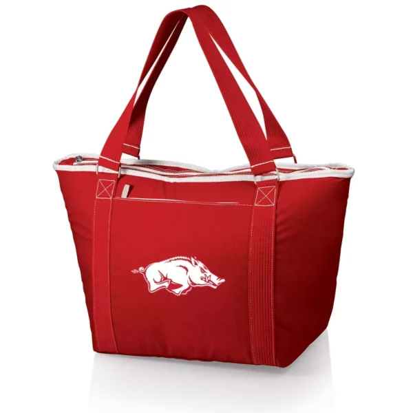 Insulated Cooler Tote Bag – Large Leak-Resistant Design with Dual Handles & Front Storage Pocket (Arkansas Razorbacks edition)