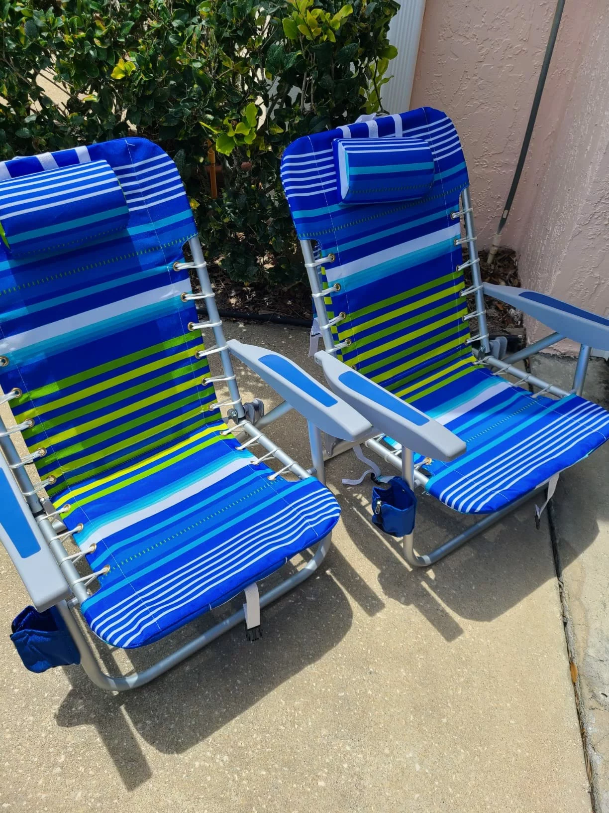 4-Position Backpack Camping Chair – Adjustable Recline, Lace-Up Suspension & Built-In Carry Straps photo review