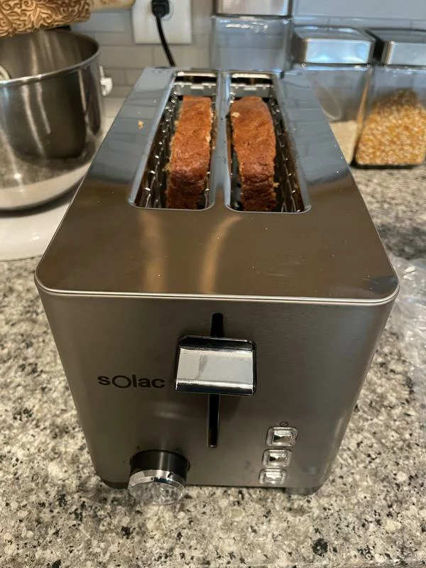 MY TOAST DUPLO LEGEND 4-Slice Long Slot Toaster – Extra-Wide Bread Toaster with Adjustable Browning Control photo review