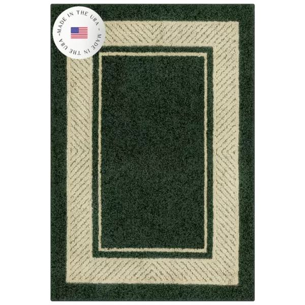 Washable Border Area Rug – Soft, Durable & Easy to Clean for Everyday Use