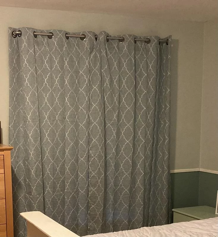 2-Pack Embroidered Blackout Curtains – Room Darkening & Elegant Design photo review