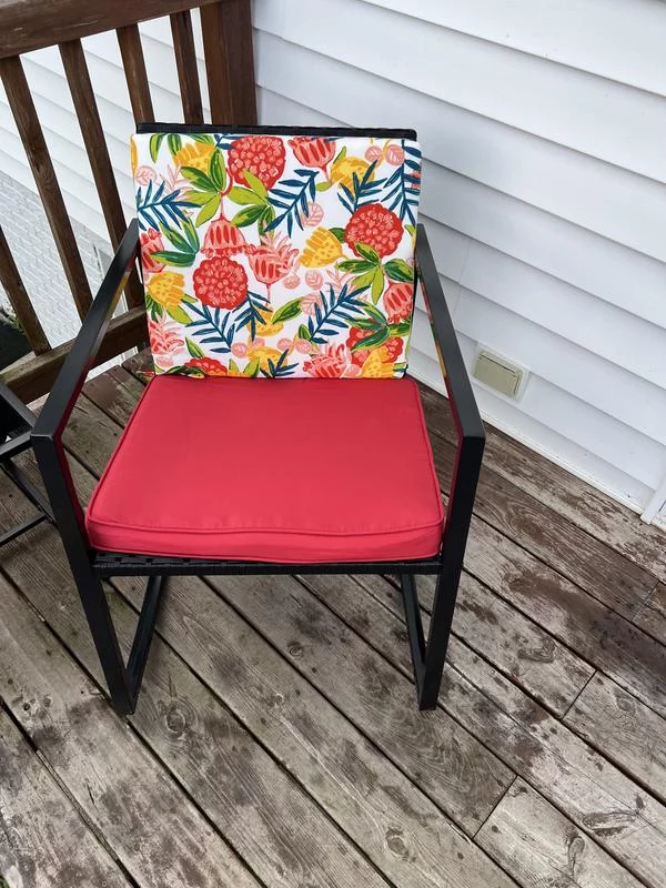 Outdoor/Indoor Seat Cushion Set (2-Piece) – Comfortable, Fade-Resistant & Easy Clean photo review