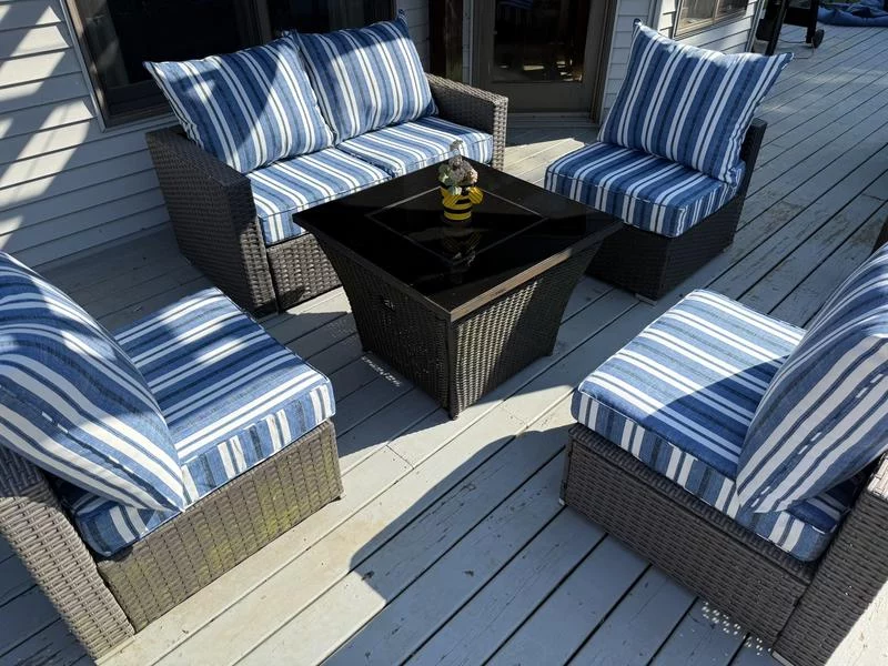 Indoor/Outdoor Deep Seat Cushion Set (2-Piece) – Weather-Resistant & Comfortable photo review