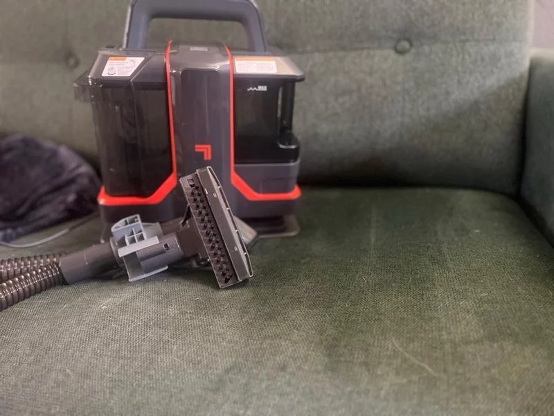 Cordless Portable Stain Cleaner & Spot Vacuum - Fast Removal of Spills and Stains on Carpet & Upholstery - Lightweight, Rechargeable Handheld Design photo review