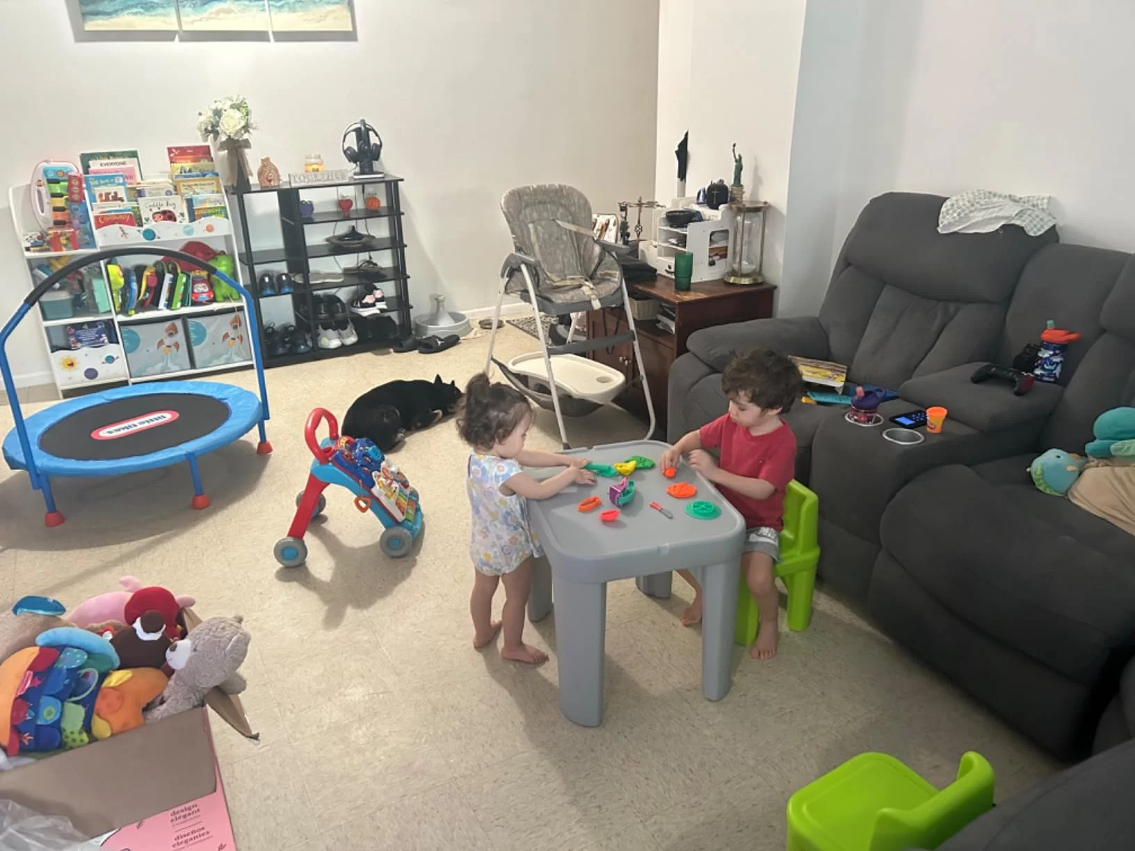 Mighty My Size Table and Two Chairs Set for Toddlers & Kids - Durable, Easy-to-Clean Plastic for Crafts, Reading & Playtime - Compact and Sturdy Design photo review