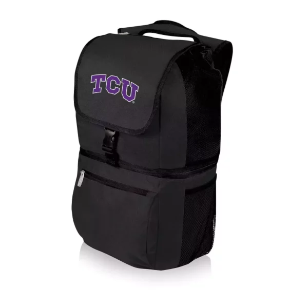 Travel Cooler Backpack – Lightweight Insulated Bag with Bottle Holders & Front Organizer Pocket (TCU Horned Frogs edition)