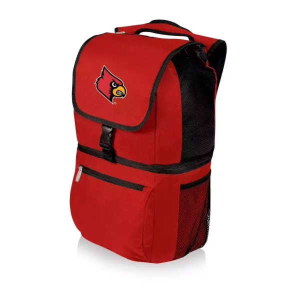 Insulated Cooler Backpack – Dual Compartment Design with Adjustable Straps & Mesh Pockets (Louisville Cardinals edition)
