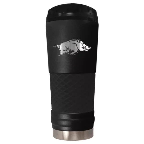 24-Ounce Insulated Travel Tumbler – Stainless Steel, Double-Wall Vacuum Design & Spill-Resistant Lid (Arkansas Razorbacks edition)