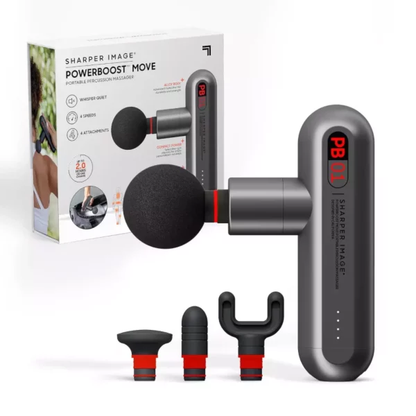 Portable Percussion Massage Gun – Compact Deep Tissue Massager for Travel and Workout Recovery