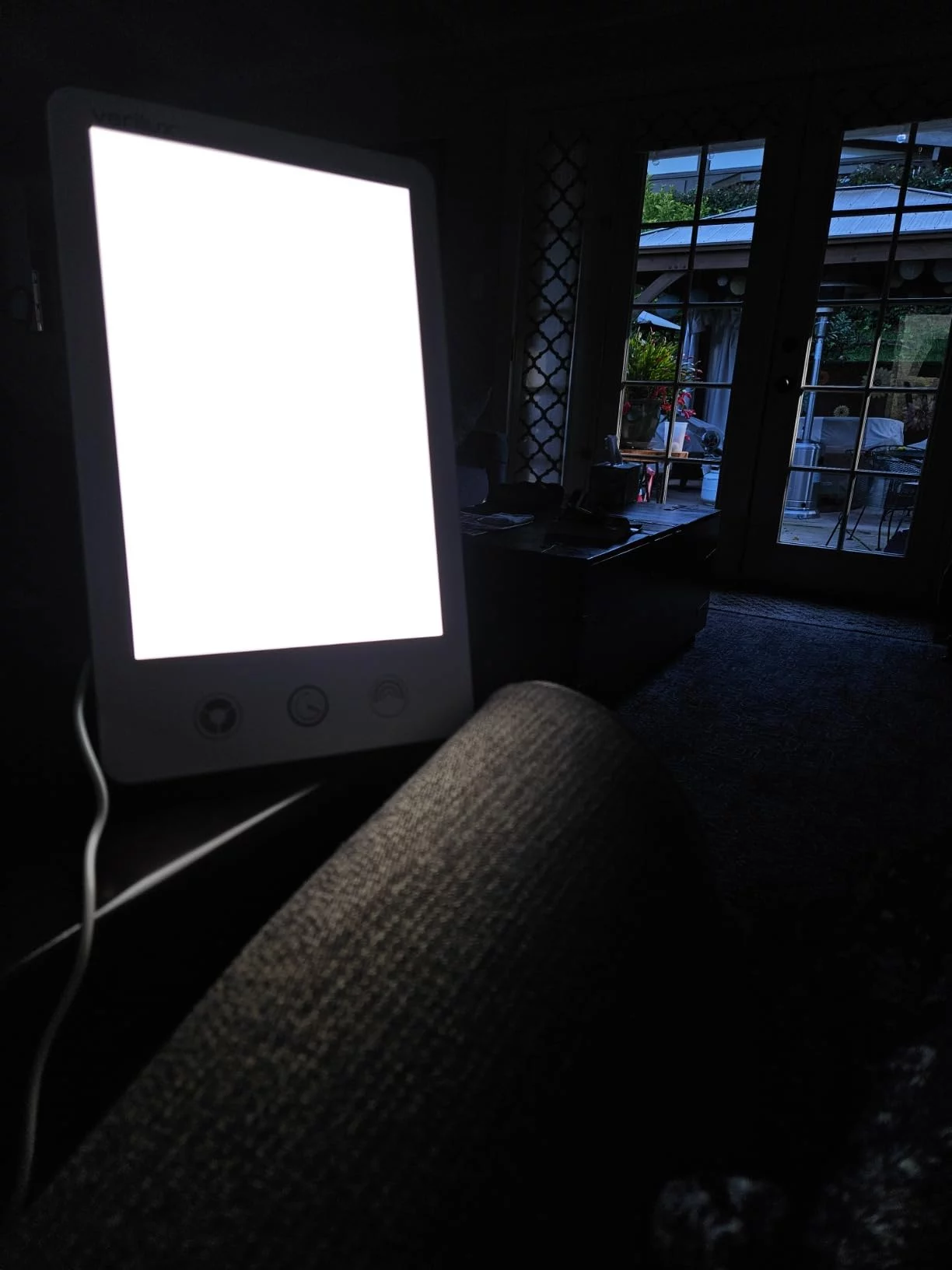 Click to view full screen Luxe 10,000 Lux LED Bright Light Therapy Lamp - Adjustable Brightness, Color Temperature, & Countdown Timer - UV-Free for Mood & Energy photo review