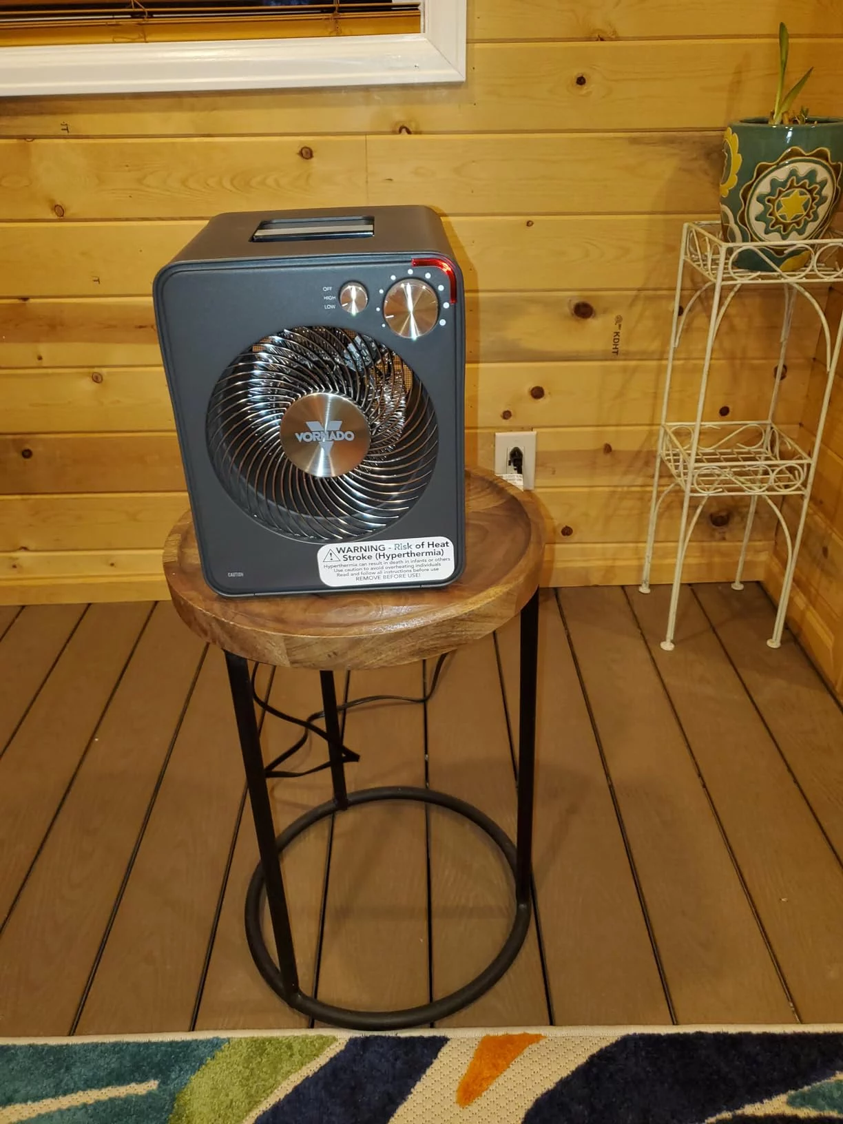 Click to view full screen VMHi300 Style Whole Room Vortex Metal Heater - Premium Steel Casing, Even Heat Distribution & Automatic Climate Control - Safety Features & Quiet Operation for Home photo review