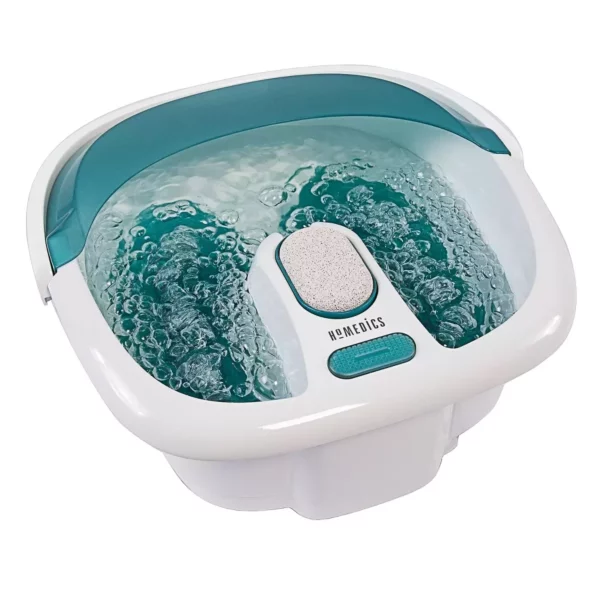 Bubble Spa Elite Footbath – Heated Foot Soak with Massage Bubbles and Easy-Tote Handle