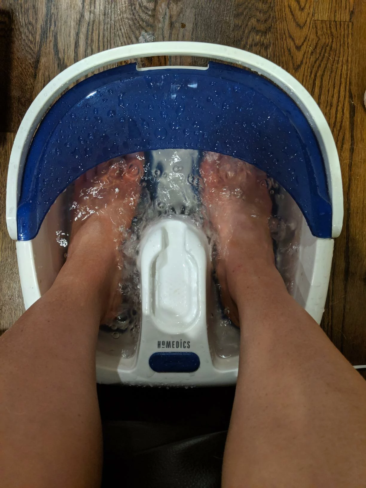Bubble Spa Elite Footbath – Heated Foot Soak with Massage Bubbles and Easy-Tote Handle photo review