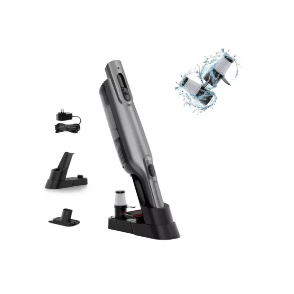 Cordless Handheld Vacuum – Portable Rechargeable Cleaner with LED Light & Strong Suction for Home and Car