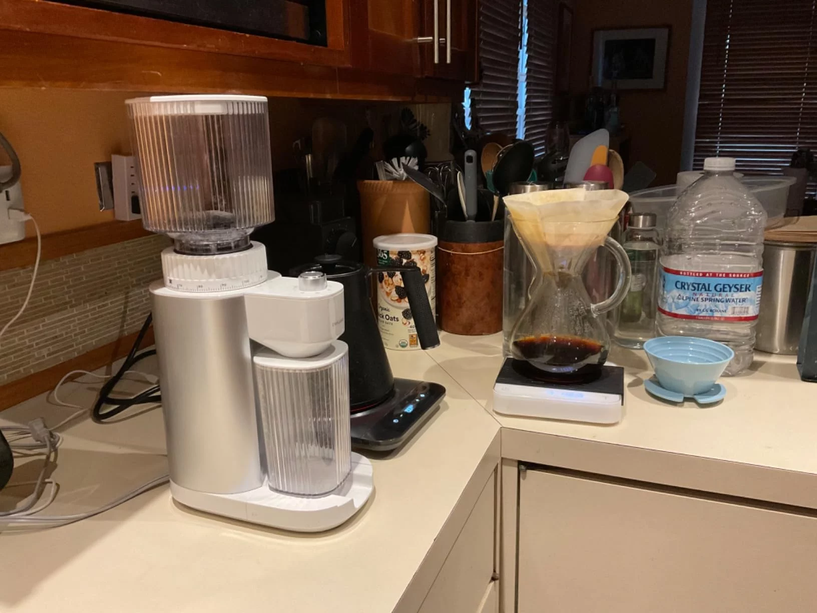 Enfinigy-Style Electric Burr Coffee Grinder - 140 Precision Grinding Options for Espresso to French Press - Consistent Grind Quality & Digital Controls photo review