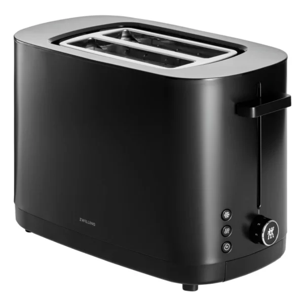 2 Short Slots Toaster, Black Matte