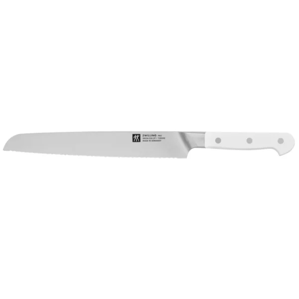 ZWILLING Pro Le Blanc 9-Inch Z15 Serrated Bread Knife