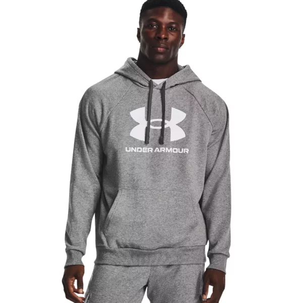 Under Armour Men’s Rival Fleece Big Logo Hoodie, Fleece Pullover Sweatshirt