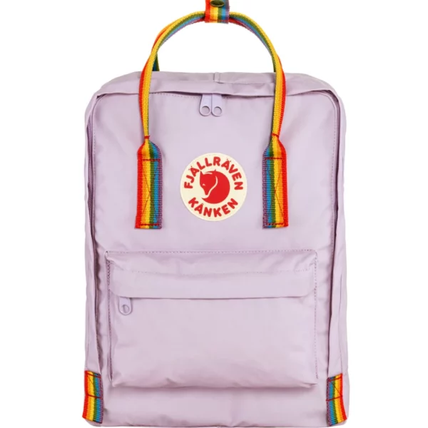 Fjallraven Kanken Rainbow Backpack, Classic Daypack with Colorful Straps