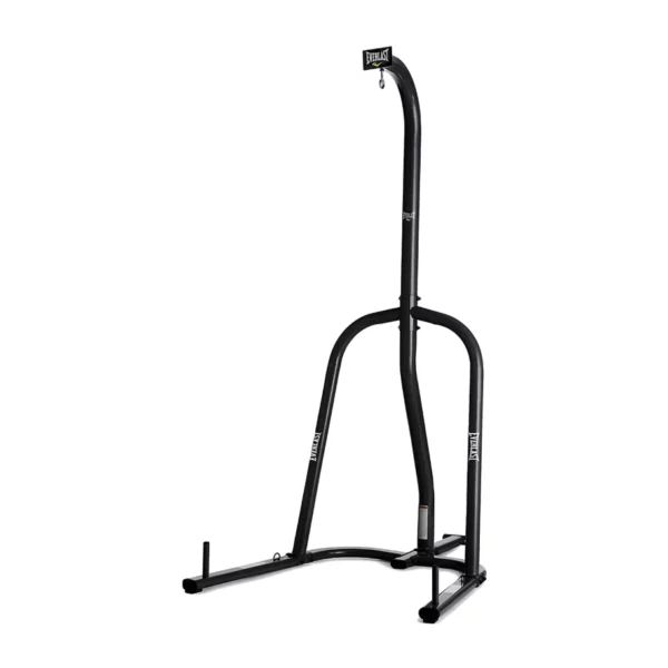 Everlast Single Station Heavy-Duty Punching Bag Stand, Powder-Coated Steel Frame, 100 lb Capacity